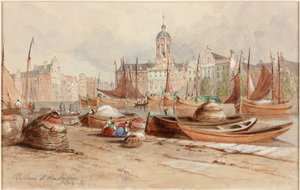 Stadhuis à Amsterdam - John Wilson Carmichael